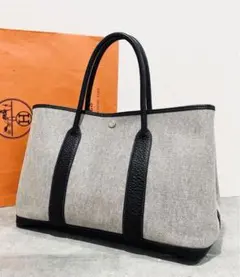 本物 HERMES 極上美品 ガーデンパーティ PM エルメス　トートバッグのサムネイル