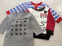 ✨️3枚セット✨️長袖トレーナー 80cm 男の子 最安値