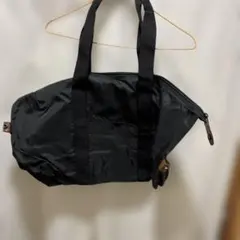 黒 ナイロン ボストンバッグ