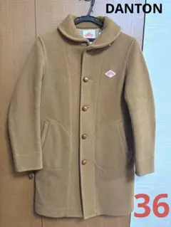 DANTON ダントン　ウールモッサシングルジャケット　36 キャメル