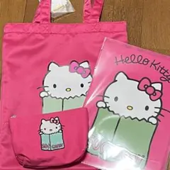 ハローキティ展　トートバッグ ポーチ クリアファイル　京都限定