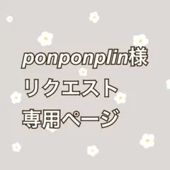 ponponplin様 リクエスト 2点 まとめ商品