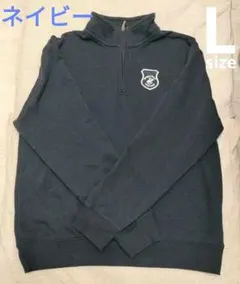 L ビバリーヒルズポロクラブ ハーフジップトレーナー メンズ ネイビー