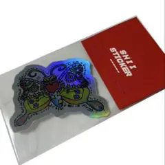 SHII STICKER ホログラム 蝶 ステッカー