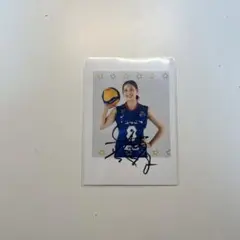 クインシーズ刈谷　直筆サイン入りチェキ　佐藤彩乃選手