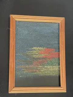 ハンドメイド　ユーカラ織物　（額縁付き）