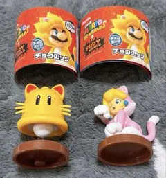 スーパーマリオ 3Dワールド ネコピーチ ベル チョコエッグ フィギュア