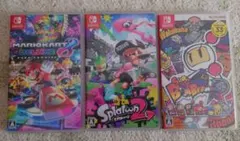 マリオカート8 デラックス & スプラトゥーン2 ＆ ボンバーマンR セット