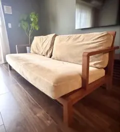 ☆美品FLANNEL SOFA☆リビングソファー - メルカリ
