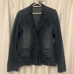 デニム　テーラードジャケット