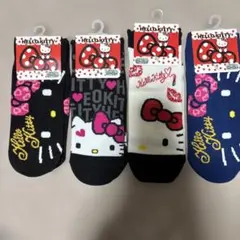 Hello Kitty 靴下 4足セット 23-25cm