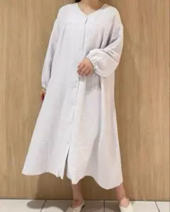 ジェラートピケ マタニティガーゼワンピース