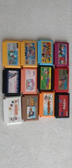 ファミコンソフト12本ファミリーコンピューター★中古品