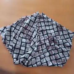 大判スカーフ ストール(チェック柄)