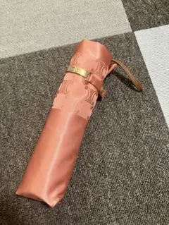 CELINE セリーヌ 折りたたみ傘 マカダム柄 ピンクオレンジのサムネイル