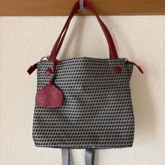 極美品】OSAM かぶせフラップ 本革2way トートバッグA4カーキグリーン 