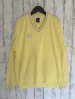 ミズノ] テニスウェア スウェットシャツ Vネック　ストレッチ　Lサイズ