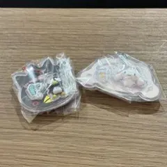 【新品】サンリオキャラクターズ　パッケージチャーム　シナモロール　バツ丸