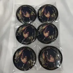 悪魔執事と黒い猫　あくねこ　バスティン　箔押し缶バッジ　4周年