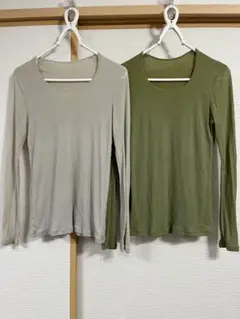 ❤︎長袖インナー❤︎Tシャツ❤︎２枚セット❤︎