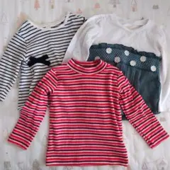 ベビー服　80サイズ　カットソー　ユニクロ　アプレレクール　3点セット