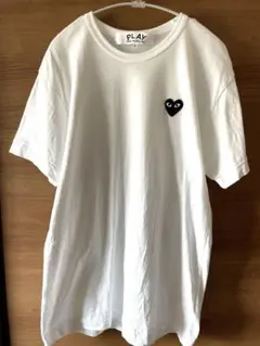 PLAY COMME des GARCONS Tシャツ ホワイト Lサイズ