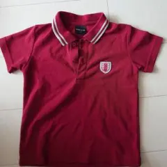 COMME CA ISM 赤 ポロシャツ 110