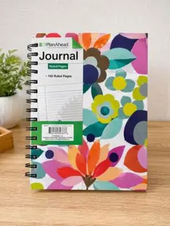 ロサンゼルス購入 PlanAhead ジャーナルノート 花柄 192P 未使用