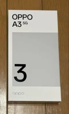 OPPO A3 5G 128GB ブラック　SIMフリー