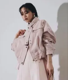 ANDREA &Co. AUBREY フラワージャガードデニムジャケット 新品 - メルカリ