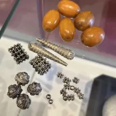 ハンドメイド　パーツ　アンティーク　シルバーメタルパーツ　ヴィンテージセット