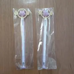 金色装飾付きボールペン 2本セット