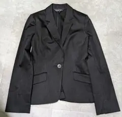 INDIVIインディヴィブラック テーラードジャケット38