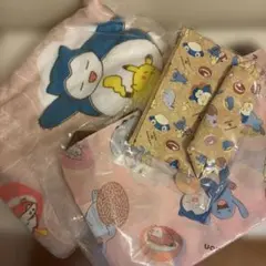 ポケモン タオル、エコバッグとポーチセット3点セット