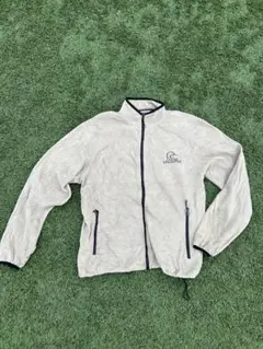 【ドローコード付】Ducks Unlimited フリース ベージュ 鴨ロゴ古着
