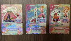 アイカツカード 劇場版 ドリーミークラウン コーデ一式 3枚セット 星宮いちご