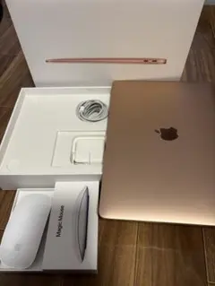 MacBook Air M1チップ搭載13インチ ゴールド 本体おまけ付き - メルカリ