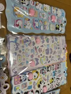 ぷっくりシール ステッカー ，お尻ぷにぷにシール