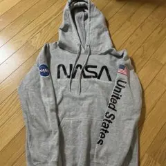 NASA フード付きパーカー グレーのサムネイル