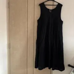 美品☆samansa mos2×kazumi マルチリネンジャンスカ