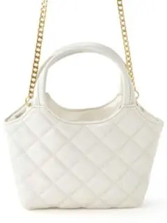 GRL☆グレイル 2way キルティングレザー バッグ at1978