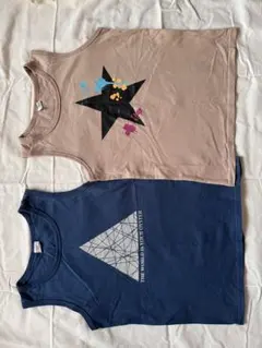 devirock ノースリーブ タンクトップ 2枚セット 140cmのサムネイル