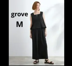 grove グローブ　ドッキングサロペット　オールインワン　オーバーオールフリルのサムネイル