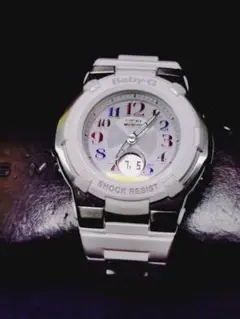 CASIO Baby-G BGA-1100GR ホワイト レディース腕時計のサムネイル