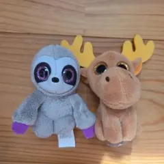 Ty 봉제인형 마스코트 2체 세트