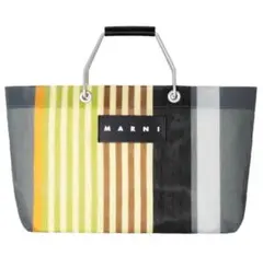 MARNI マルニ フラワーカフェ ストライプバッグ ミニのサムネイル