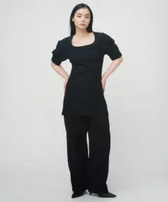 【新品】THINGS THAT MATTER　コットンジャージミニドレス