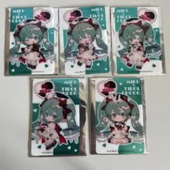 チロルミクBOX 初音ミク チロル クリアカード 全5種 コンプリートセット