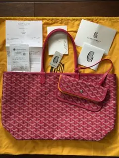 GOYARD 2025限定リバーシブル　サンルイPM フューシャ（ピンク）超美品のサムネイル
