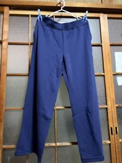UNIQLOウォームフリースストレートパンツ XXL ブルー